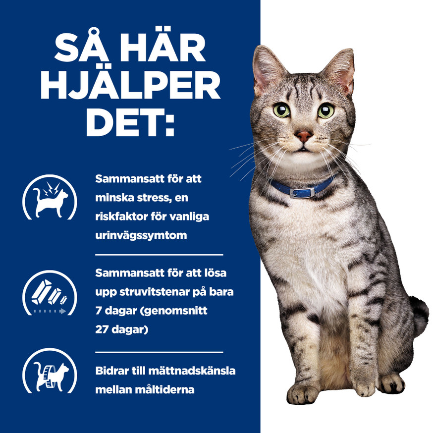 Prescription Diet c/d Multicare Stress  + Metabolic Torrfoder för Katt med Kyckling