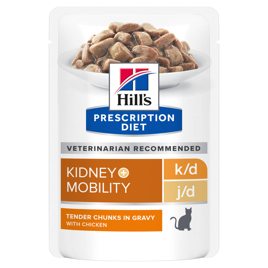 Prescription Diet k/d + Mobility Våtfoder i  Portionspåse till Katt
