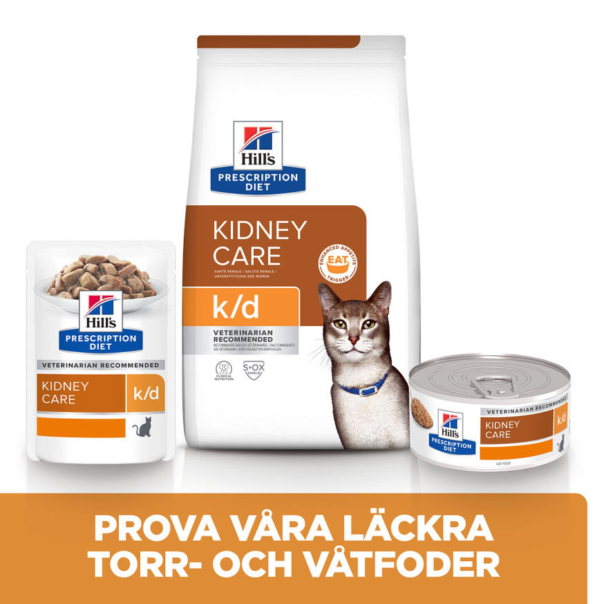 Prescription Diet k/d Kidney Care Våtfoder till Katt med Lax