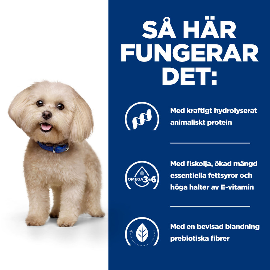 Prescription Diet z/d Food Sensitives Mini Torrfoder till mindre hund
