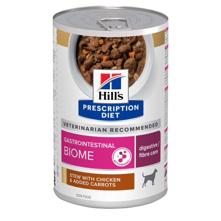 Prescription Diet Gastrointestinal Biome Stew Våtfoder till Hund med Kyckling & Grönsaker