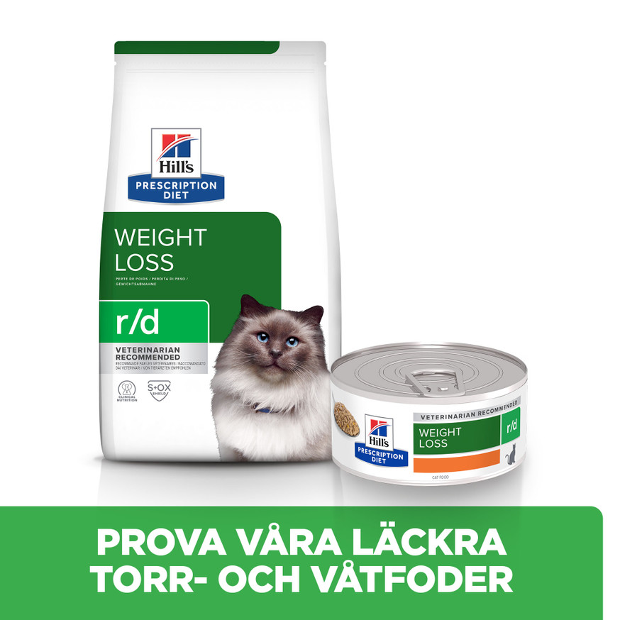 Prescription Diet r/d Weight Reduction Våtfoder i Burk till Katt med Kyckling