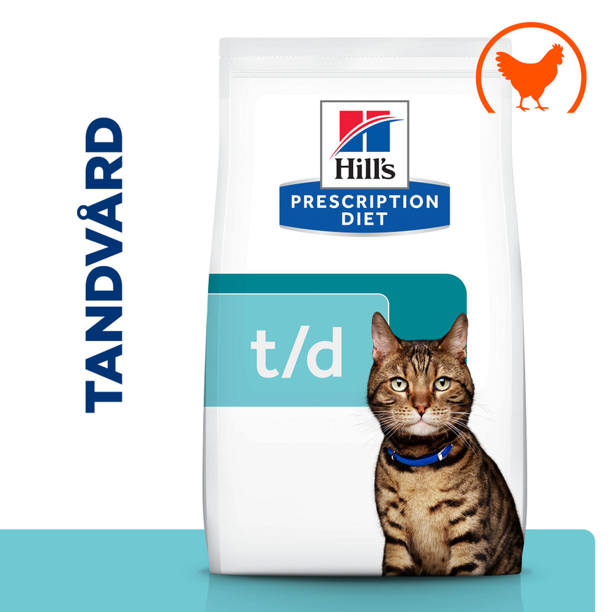Prescription Diet t/d Dental Care Torrfoder till Katt med Kyckling