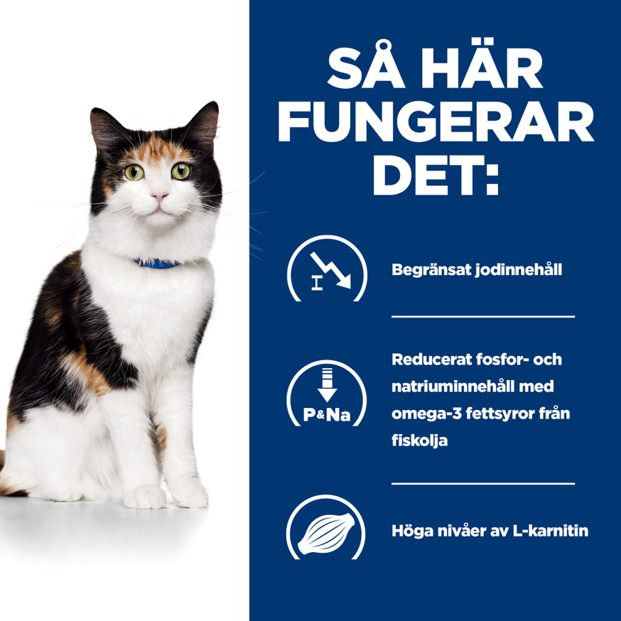 Prescription Diet y/d Thyroid Care Torrfoder för Katt