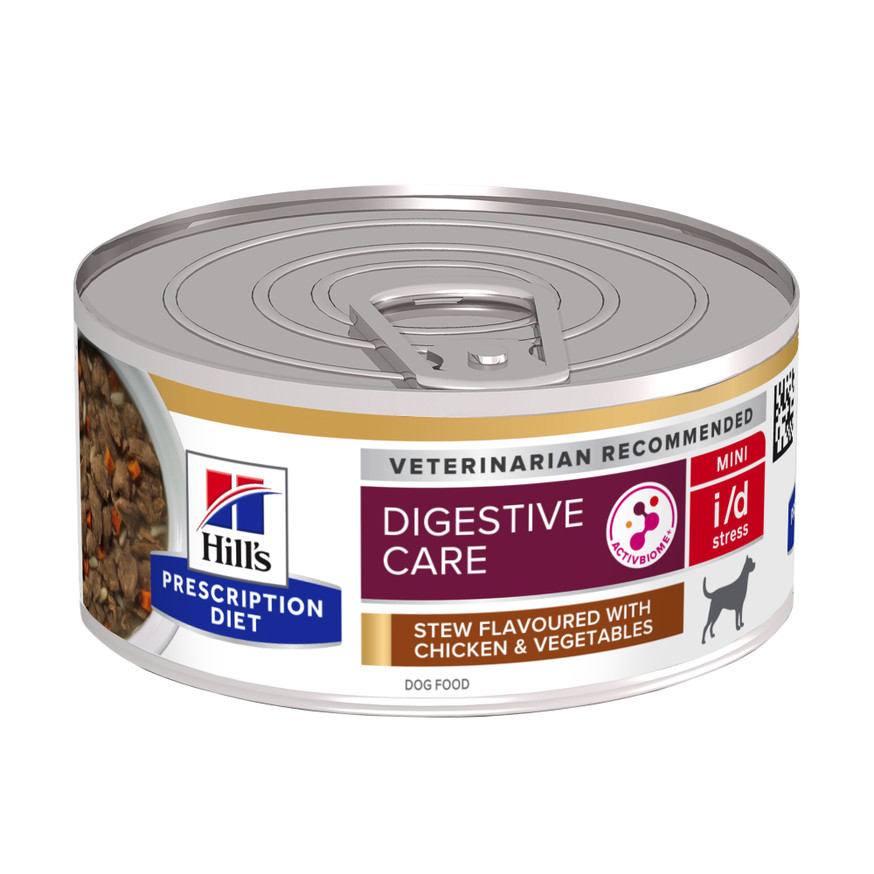 Prescription Diet i/d Digestive Care Stress Mini Stew Hundfoder med Kyckling & Grönsaker