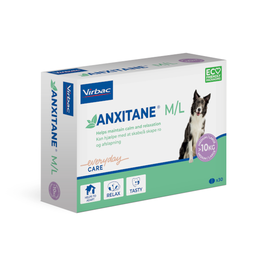 Anxitane fodertillskott - Medium/Large 30 tabletter