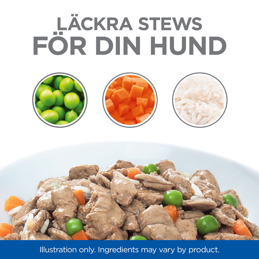 Healthy Cuisine Stew Våtfoder till Hund med Nötkött & Kyckling