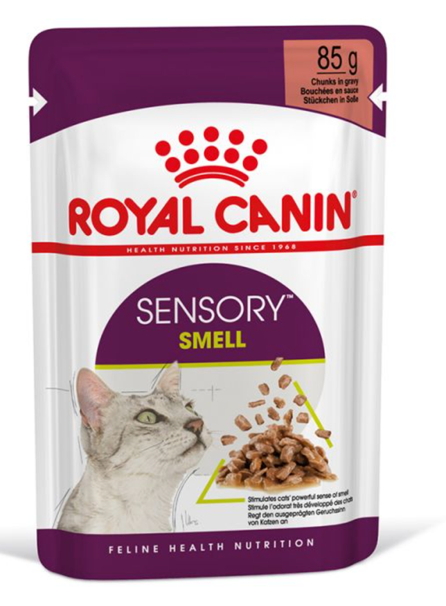 Sensory Smell Våtfoder med Bitar i Sås till Katt