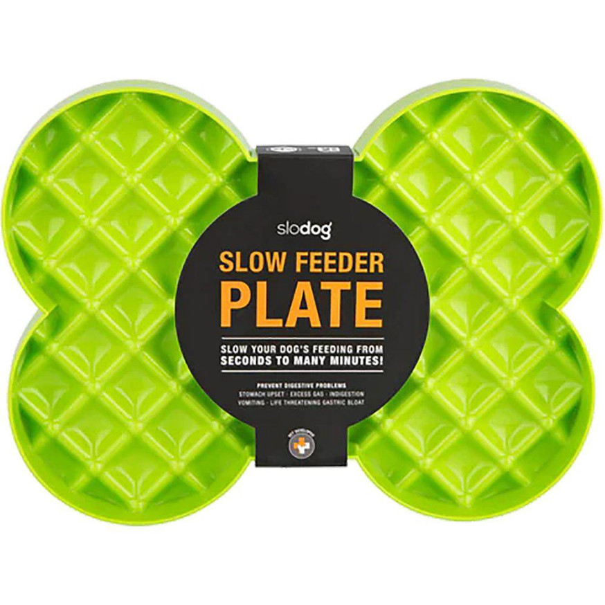Slickmatta Slow Feeder Plate - Grön