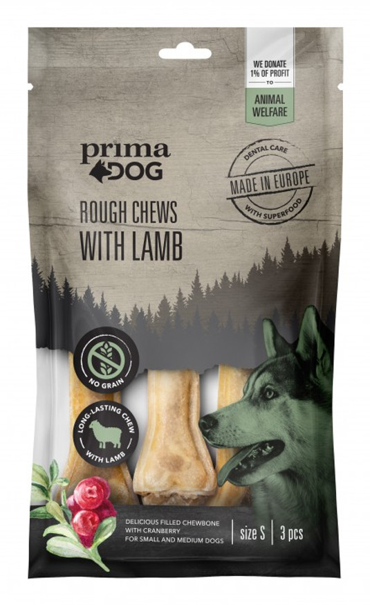 Rough Chews Lamb & Cranberry Tuggpinnar - 10 cm x 3 st