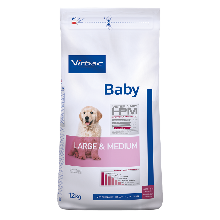 Baby Dog Large & Medium - 12 kg