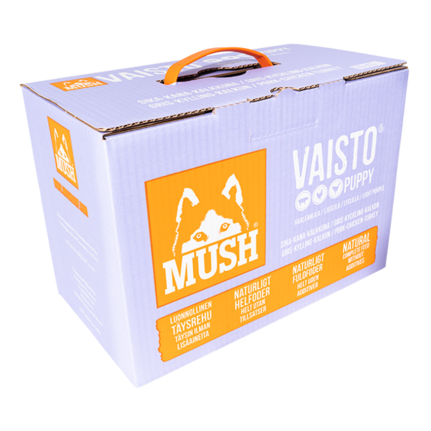 Vaisto®  Köttbullar Puppy Gris-Kyckling-Kalkon Hundfoder