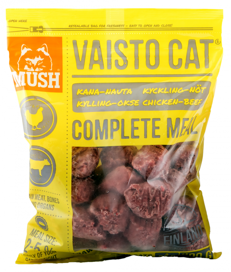 Vaisto Cat® Köttbullar, Kyckling & Nöt