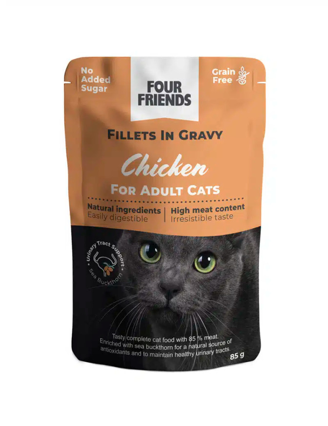 Adult Chicken in Gravy Pouch Kattfoder