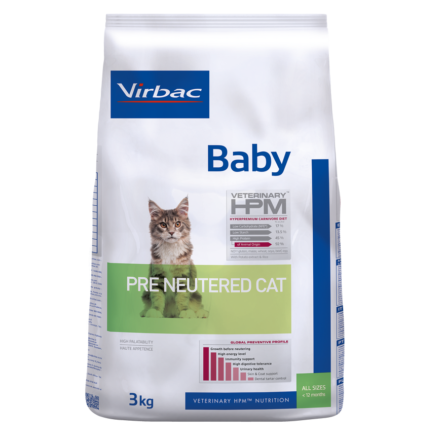 Baby Cat Pre Neutered - 3 kg