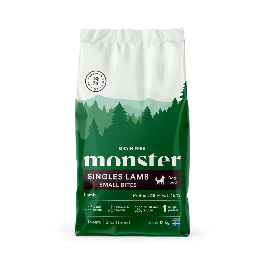 Single Lamb Small Bites hundfoder