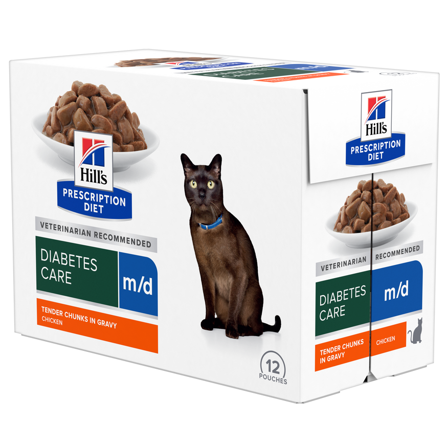 Prescription Diet Feline m/d Diabetes Care Portionspåsar för katt