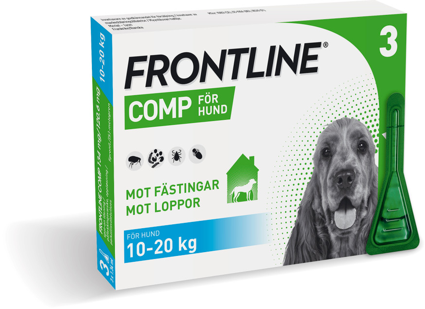 Frontline Comp - Spot on Lösning för Hund M 134 mg/120,6 mg 3 x 1,34 ml