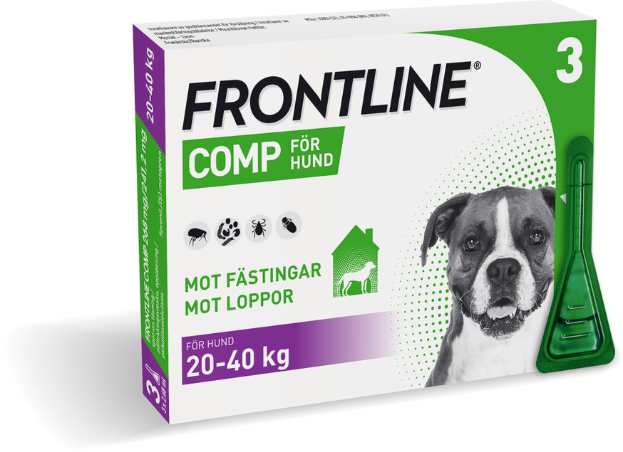 Frontline Comp - Spot on Lösning för Hund L 268 mg/241,2 mg 3 x 2,68 ml