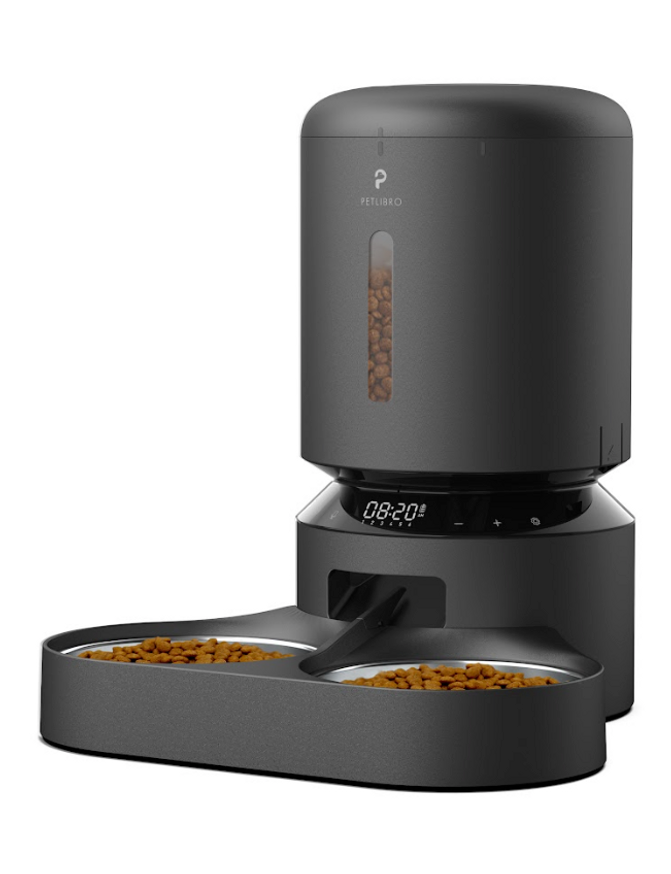 Granary Automatic Duo Foderautomat till Hund/Katt - Svart 5 L