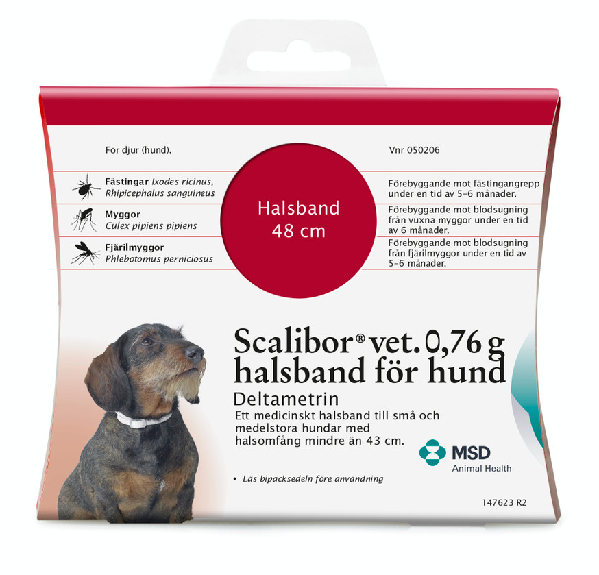 Scalibor® vet. Medicinskt Halsband 0,76 g, för Hund