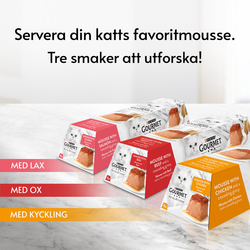 Våtfoder Revelations Mousse med Kyckling för Katt