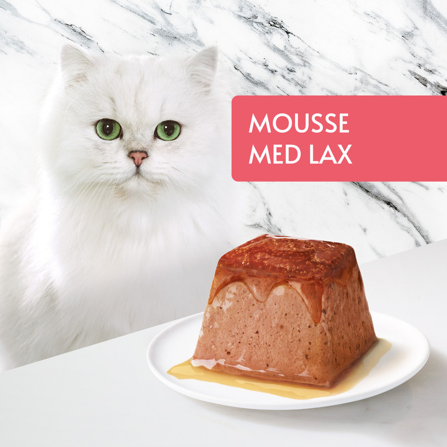 Våtfoder  Revelations Mousse med Lax för Katt