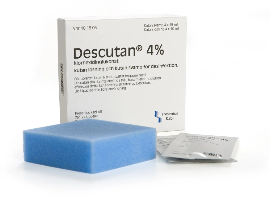 Descutan®. 4%, Hemtvätt, Kutant bruk.