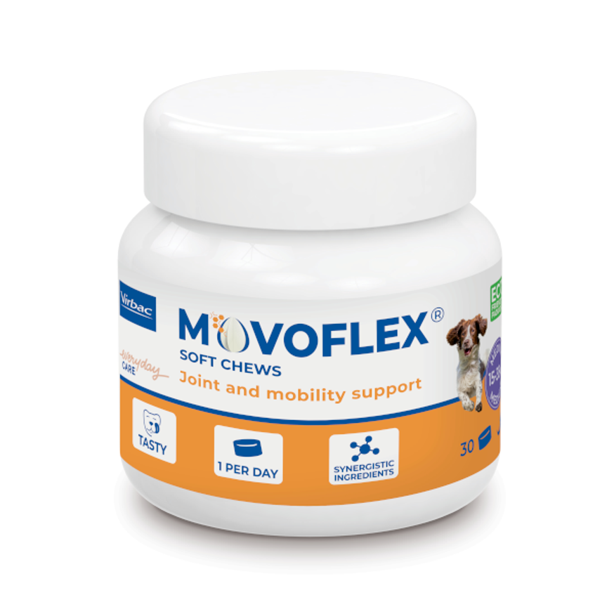 Movoflex® Tuggbitar Ledtillskott till Hund - M 15 - 35 kg