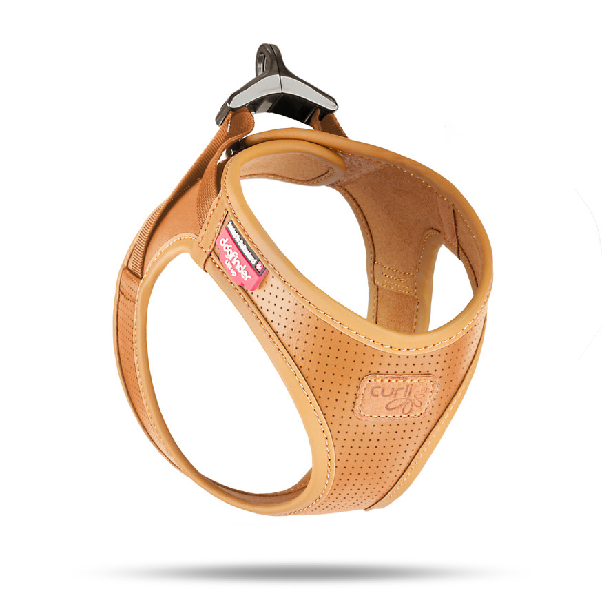 Apple Leather Harness Small Breed Hundsele - Brown Apple Leather XS
