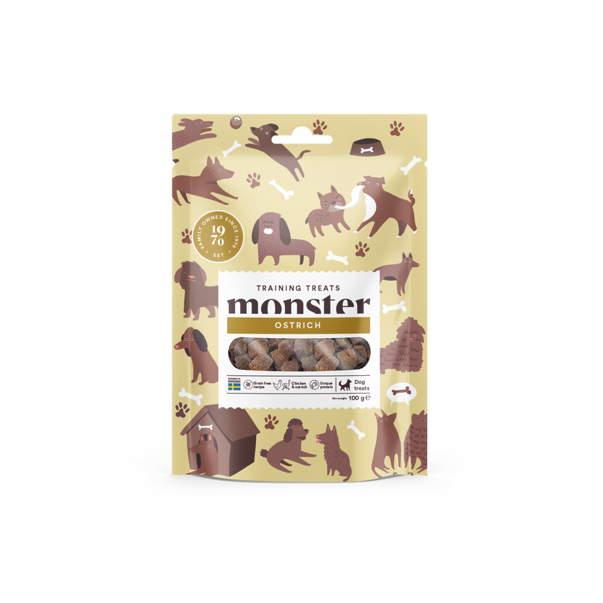 Smulfritt Hundgodis Dog Training Treats Chicken & Ostrich