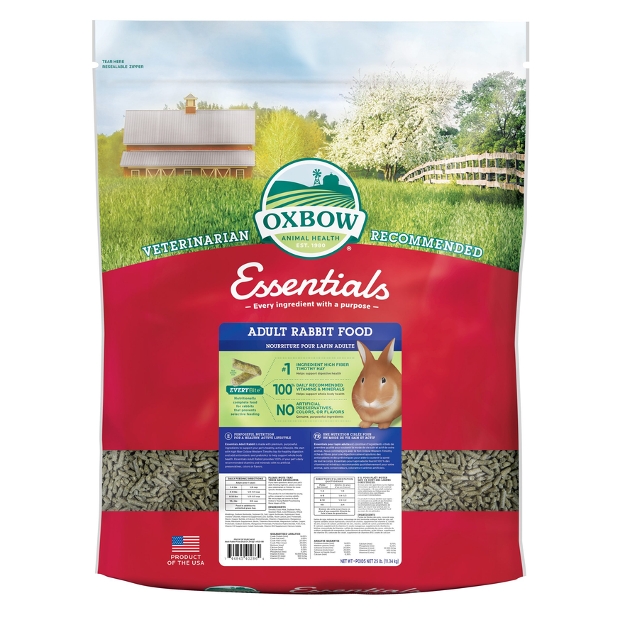 Pellets för vuxna kaniner - 11,33 kg