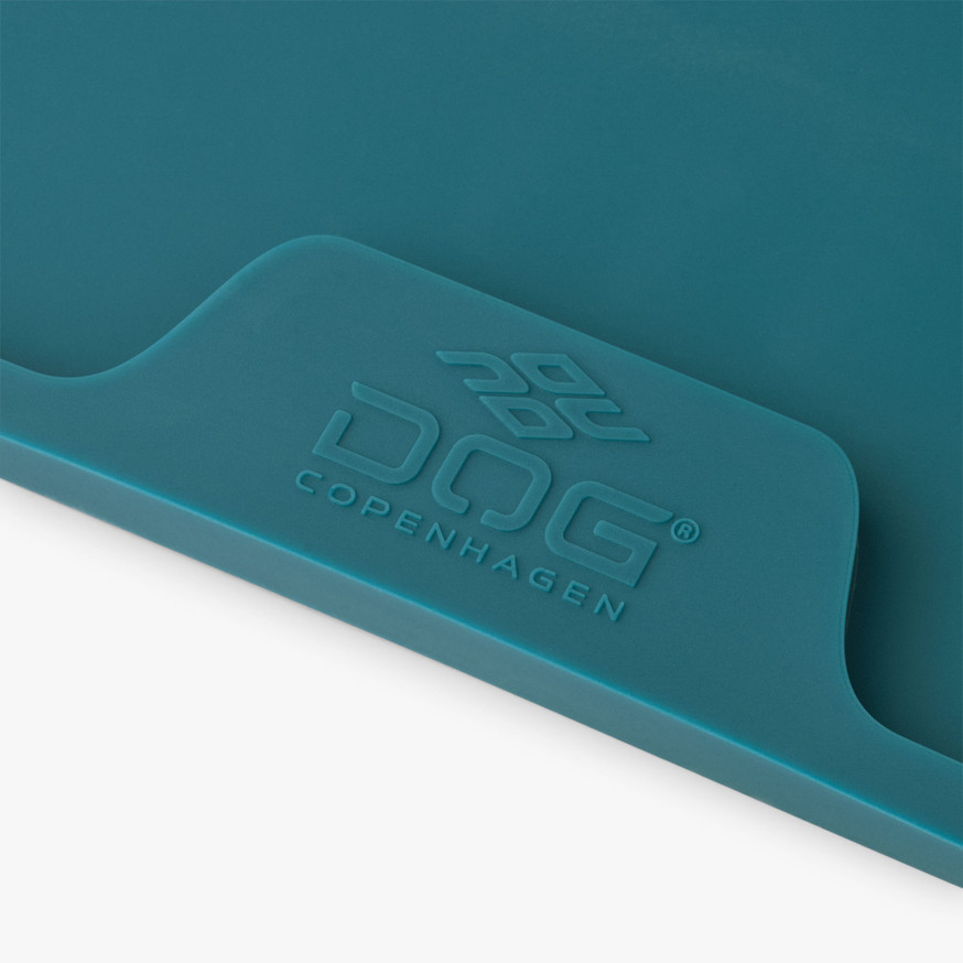 Libra Mat/-vattenskålsunderlägg - Small Petrol Blue, Medium Petrolu Blue