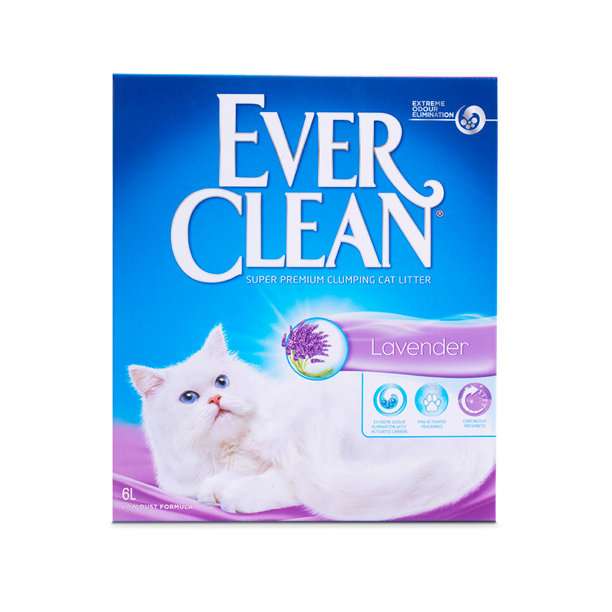 Ever Clean Lavender Kattsand - 6 L