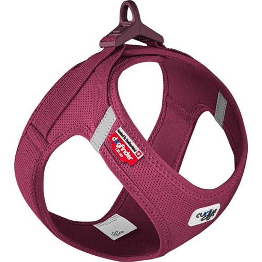 Clasp Vest Air Mesh Harness Sele till Hund, Ruby