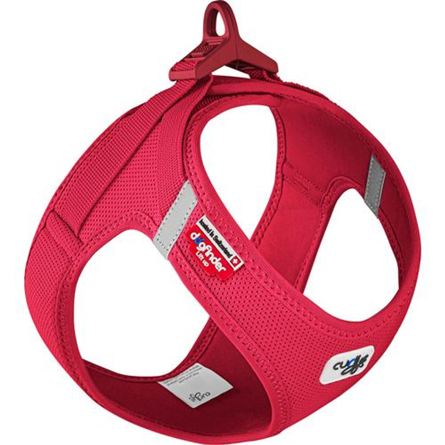 Clasp Vest Air Mesh Harness Sele till Hund, Red