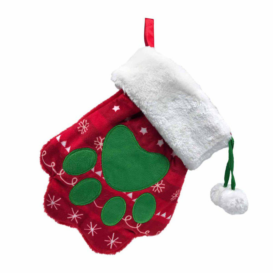 KONG Holiday Stocking Paw Hundleksak