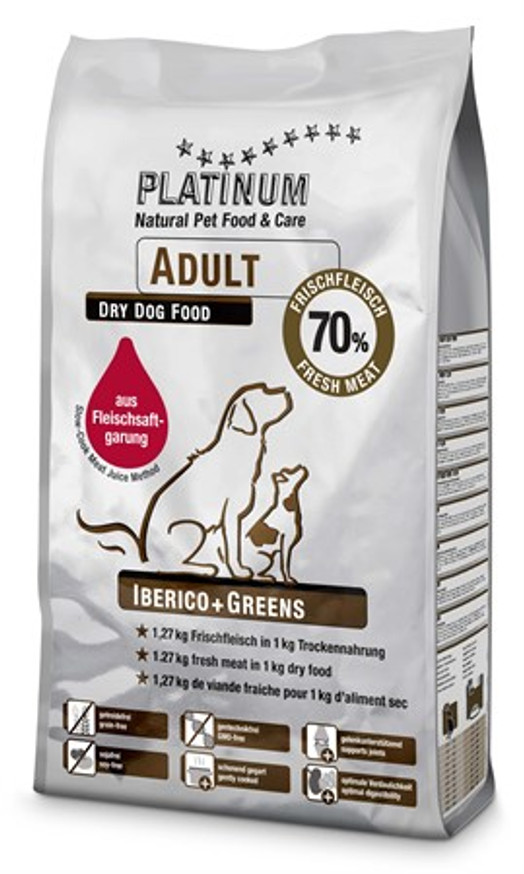 Adult Iberico + Greens Torrfoder till Vuxen Hund