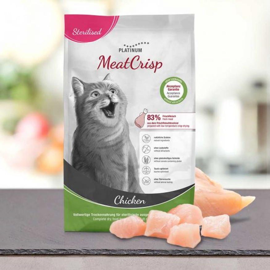 Cat MeatCrisp Sterilised Chicken Torrfoder