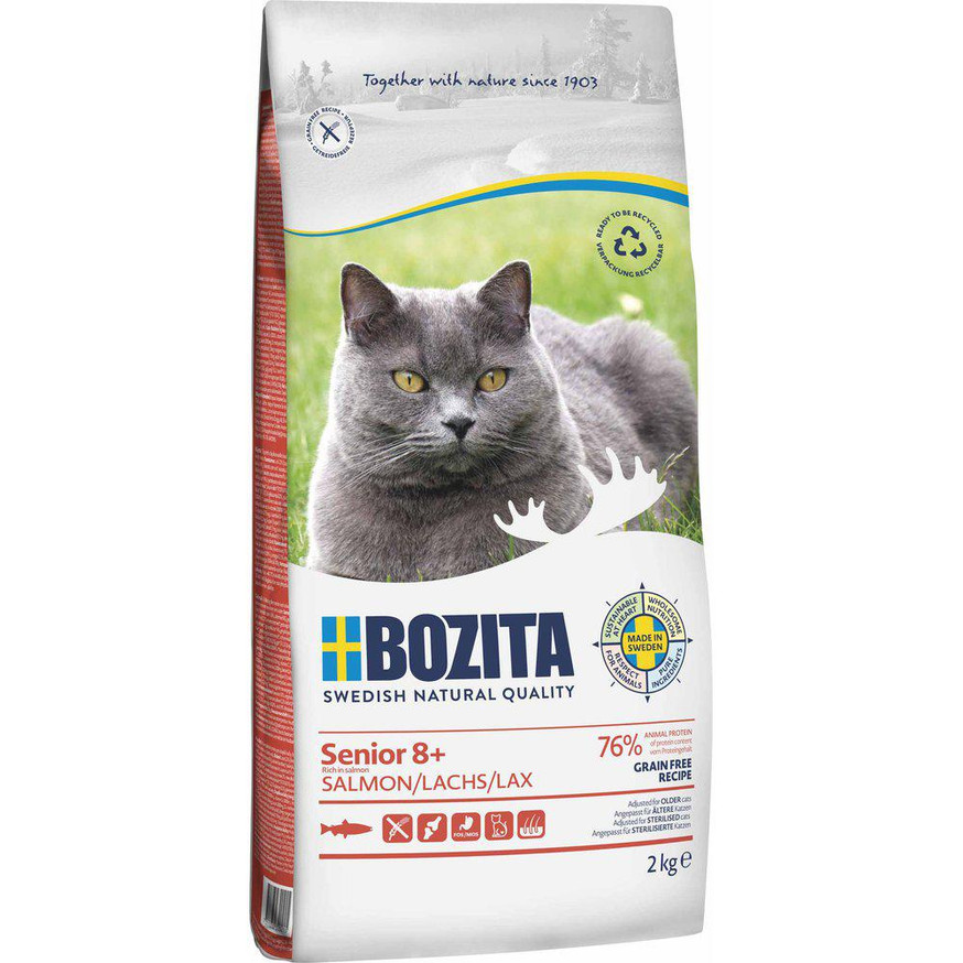 Grain Free Senior 8+ Salmon Torrfoder till Katt