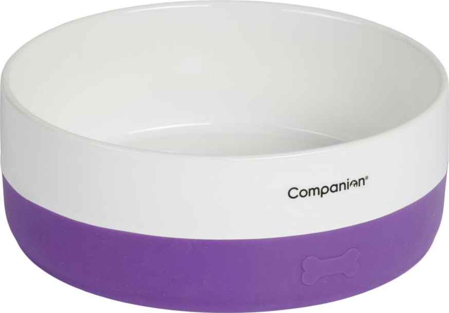 Keramikskål med Silikonbotten - Purple Small, Purple Medium, Purple Large