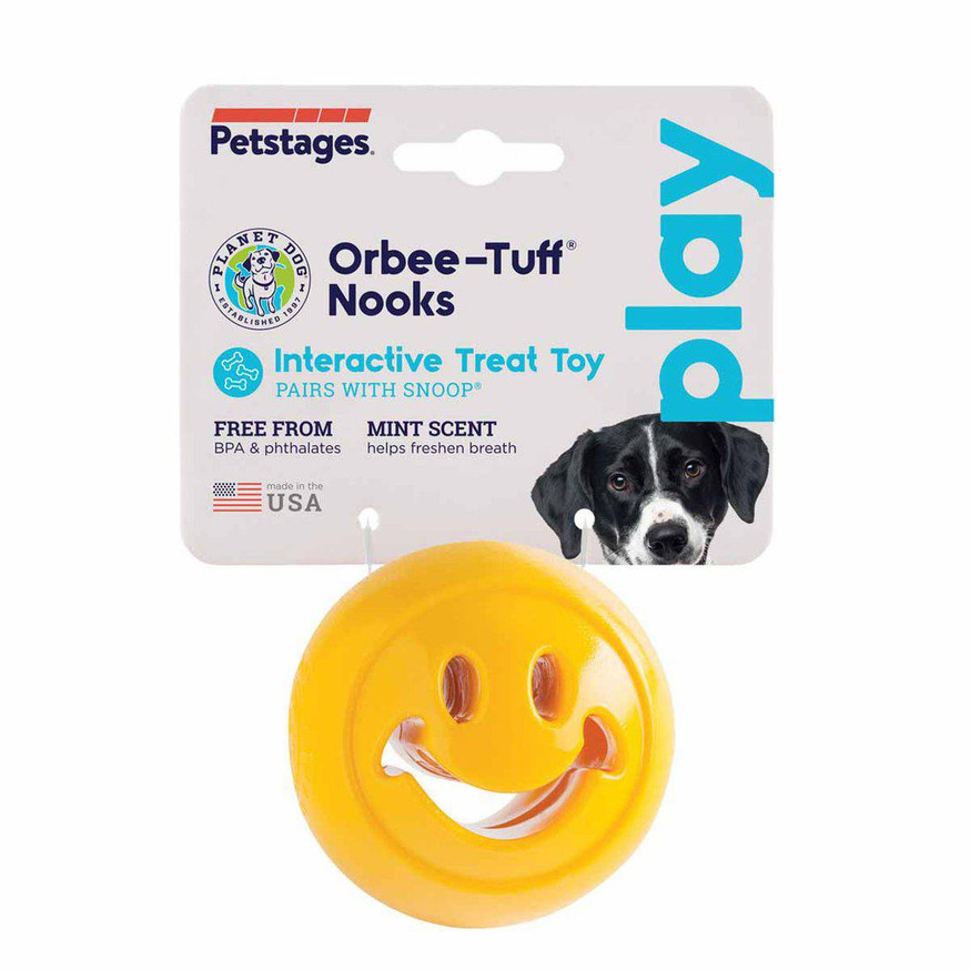 Orbee-Tuff Dog Nooks Happiness Hundleksak