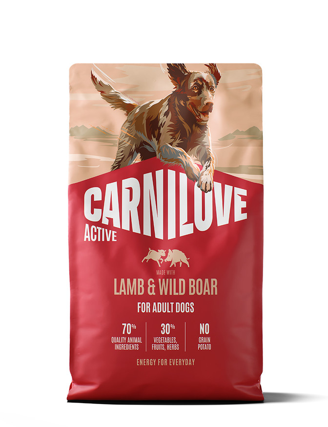 Lamb & Wild Boar Adult Torrfoder för Vuxna Hundar - 4 kg