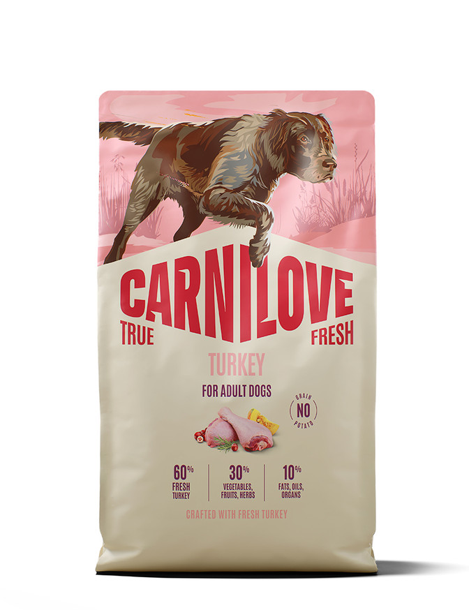 True Fresh Turkey Adult Dogs Torrfoder - 4 kg
