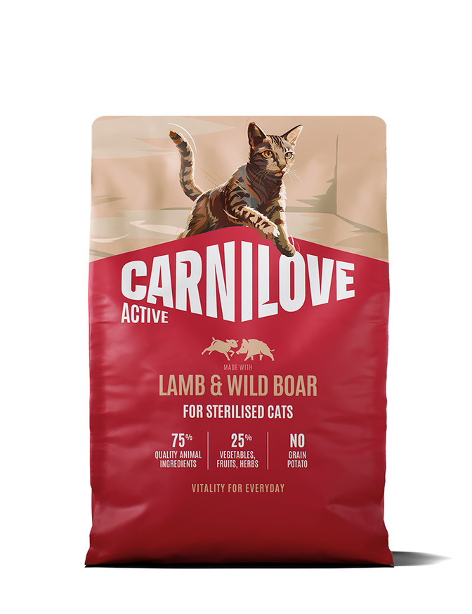 Lamb & Wild Boar Sterilised Torrfoder för Katt - 2 kg