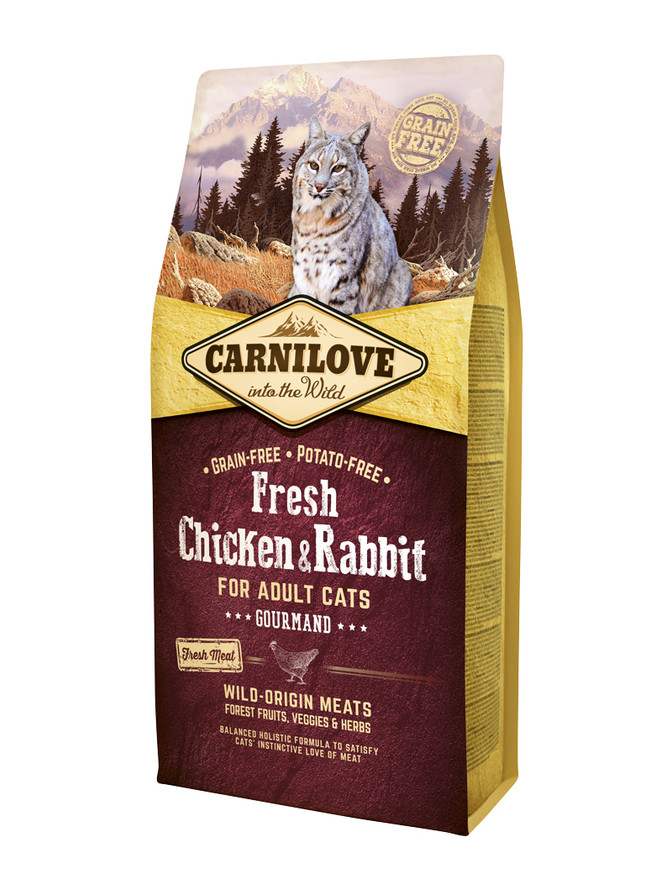 Fresh Chicken & Rabbit Adult Gourmand Torrfoder för Katt