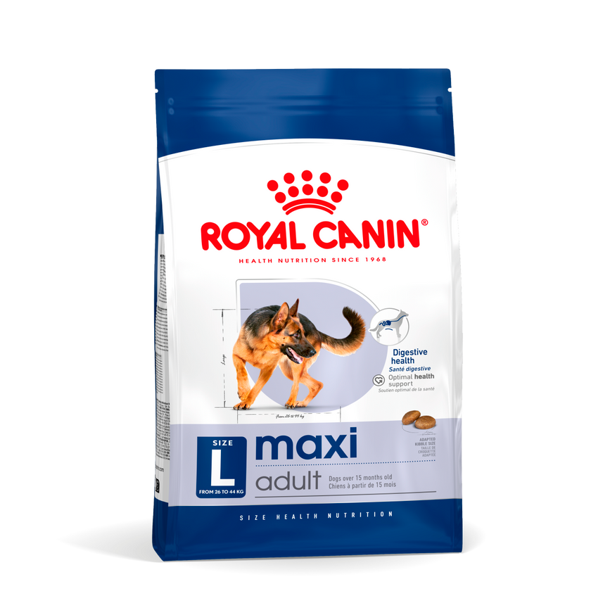 Maxi Adult Torrfoder Till Vuxna Hundar  - 15 kg
