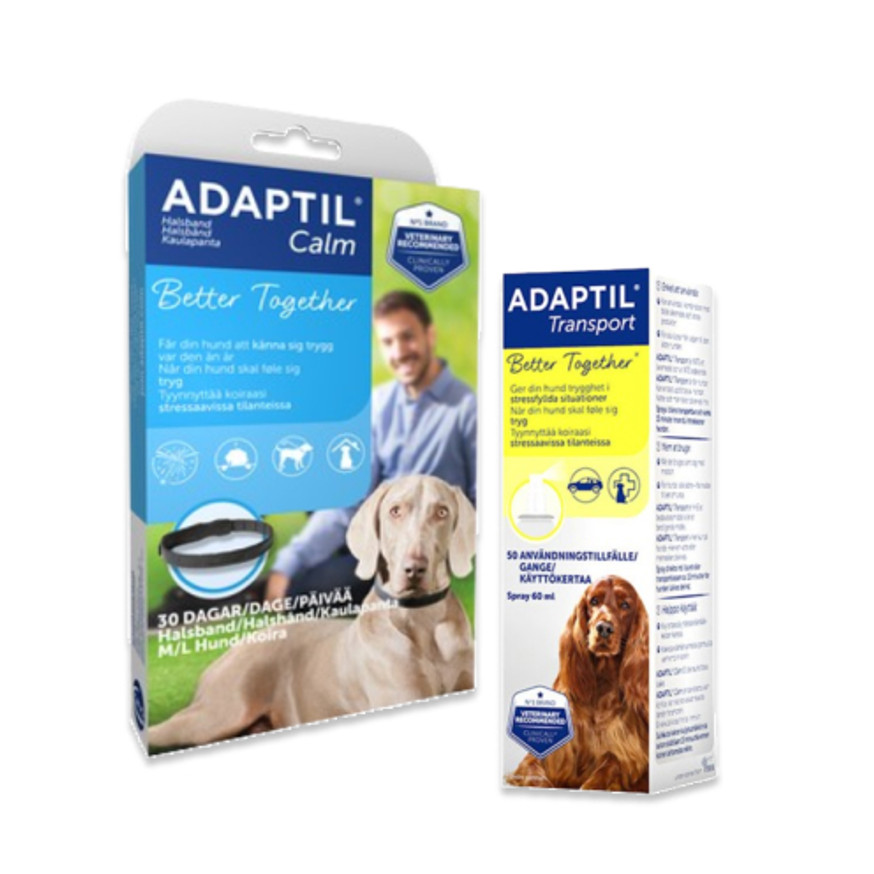 Köp Adaptil Calm halsband + Transport Calm spray