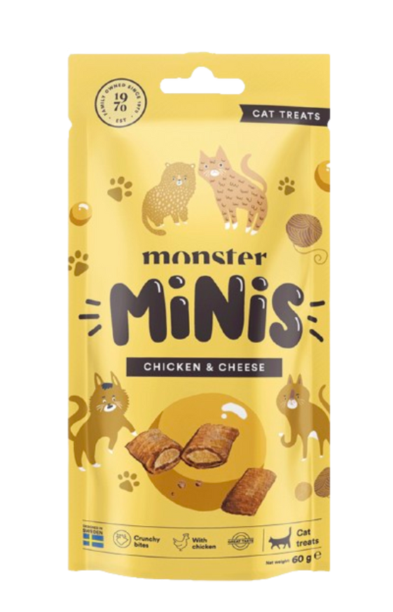 Cat Minis treats Chicken & Cheese Kattgodis