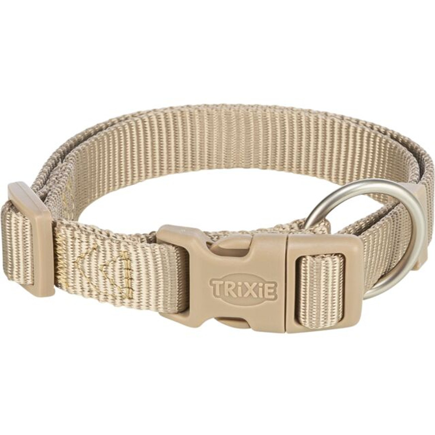 Premium halsband för Hund - XS-S Sand, S-M Sand, M-L Sand, L-XL Sand